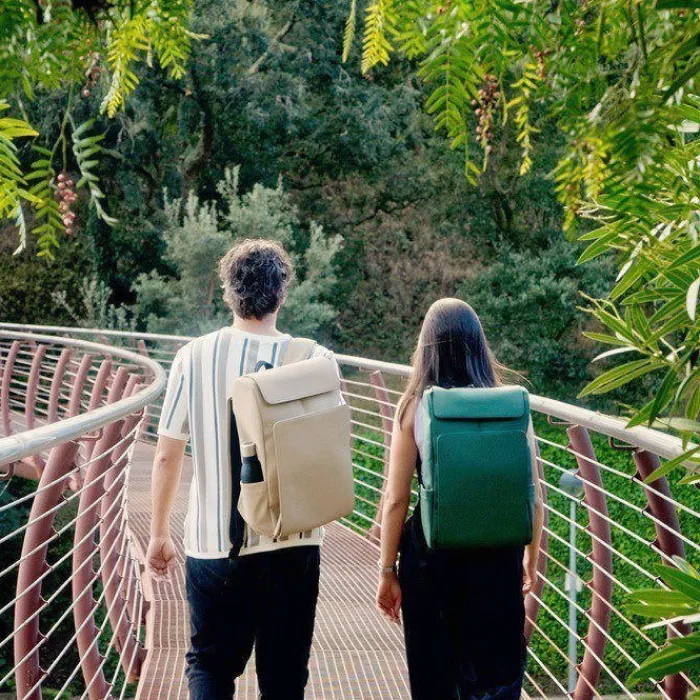 Gift Campaign Zaino da 20l in ecopelle con tasca imbottita posteriore per pc portatili> Zaini Porta Pc|Zaini Da Viaggio