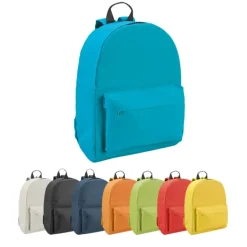 Gift Campaign Zaino da scuola in tanti colori con tasca anteriore con zip Colors></noscript> Gadget Per La Scuola|Zaini Da Viaggio