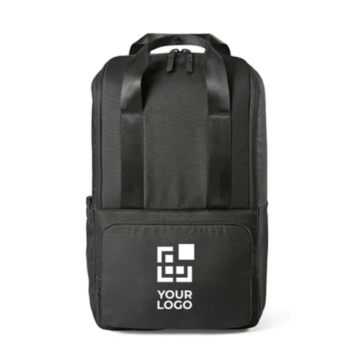 Gift Campaign Zaino da viaggio personalizzato da 18l in poliestere riciclato con tasca per pc> Zaini Porta Pc|Zaini Da Viaggio