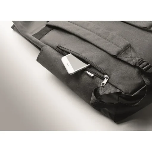 Gift Campaign Zaino da viaggio personalizzato con chiusura rolltop e tasca Roll Top RPET> Zaini Da Viaggio