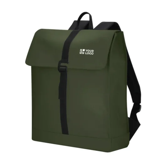 Gift Campaign Zaino dal tocco morbido con chiusura a fibbia e fascia trolley 14''> Zaini Porta Pc
