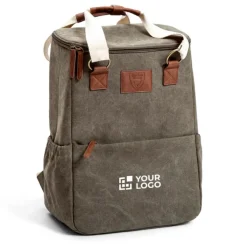 Gift Campaign Zaino frigo in tela con maniglia resistente e vari scomparti da 23l></noscript> Borse Termiche
