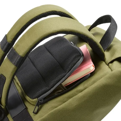 Gift Campaign Zaino impermeabile in cotone riciclato 240 g/m2 con patta e fibbia a G> Zaini Da Viaggio