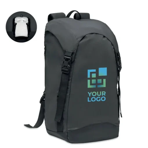 Gift Campaign Zaino impermeabile in poliestere riflettente con tasca per pc> Zaini Da Viaggio