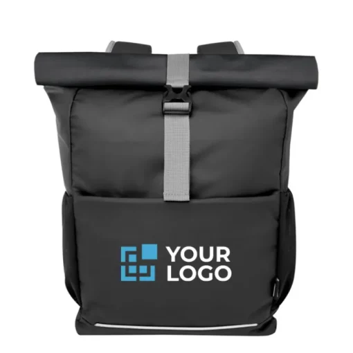 Gift Campaign Zaino impermeabile roll-up in poliestere riciclato con tasca pc 15''> Zaini Porta Pc