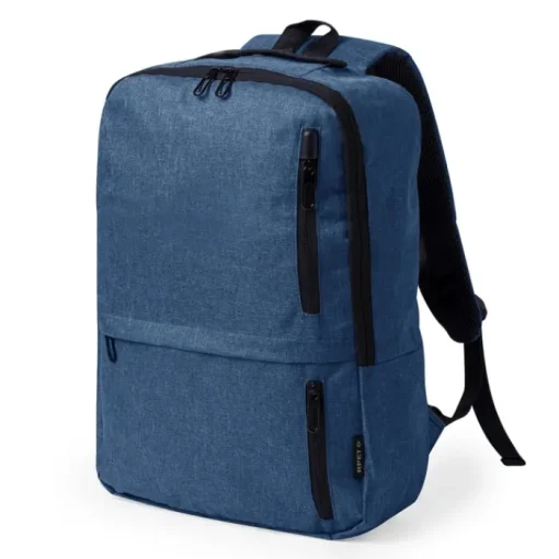 Gift Campaign Zaino in 600D RPET con 3 tasche frontali ed una interna per pc 15''> Zaini Porta Pc