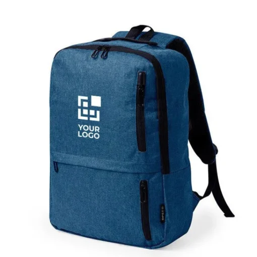 Gift Campaign Zaino in 600D RPET con 3 tasche frontali ed una interna per pc 15''> Zaini Porta Pc