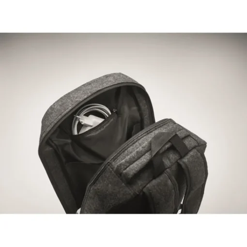 Gift Campaign Zaino in feltro RPET con fascia per trolley e tasca per pc da 13''> Zaini Porta Pc|Zaini Da Viaggio