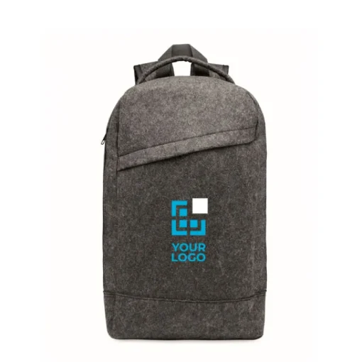 Gift Campaign Zaino in feltro RPET con fascia per trolley e tasca per pc da 13''> Zaini Porta Pc|Zaini Da Viaggio