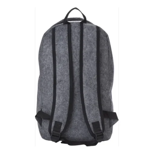 Gift Campaign Zaino in feltro RPET con logo e tasca sul davanti con chiusura lampo.> Zaini Da Viaggio
