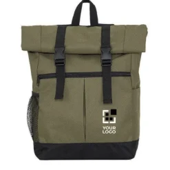 Gift Campaign Zaino in poliestere 900D con chiusura roll-top e cinghie></noscript> Zaini Porta Pc