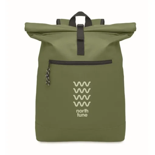 Gift Campaign Zaino in poliestere 600D con chiusura roll-top e tasca per pc da 15''> Zaini Porta Pc|Zaini Da Viaggio