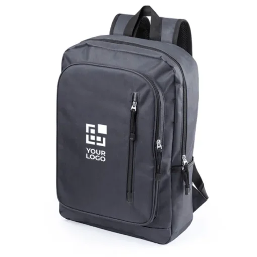 Gift Campaign Zaino in poliestere 600D con 2 tasche frontali e una per pc da 15''> Zaini Porta Pc