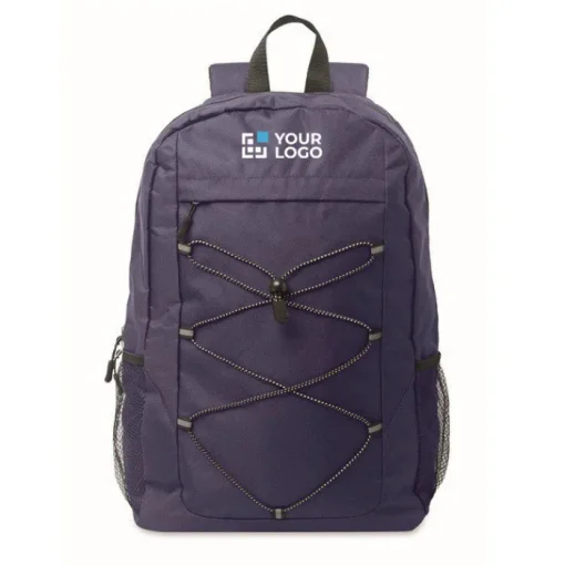 Gift Campaign Zaino in poliestere 600D rPET con tasche a rete su entrambi i lati> Zaini Da Viaggio