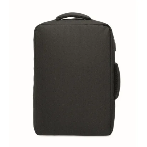 Gift Campaign Zaino in RPET con effetto mélange e supporto per trolley da 15''> Zaini Porta Pc