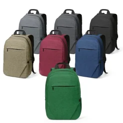 Gift Campaign Zaino in rPET 300D con tasca frontale con zip e tasca laterale 15.6"> Zaini Porta Pc