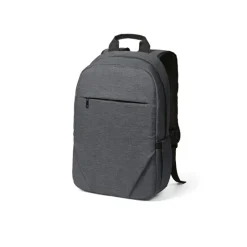 Gift Campaign Zaino in rPET 300D con tasca frontale con zip e tasca laterale 15.6