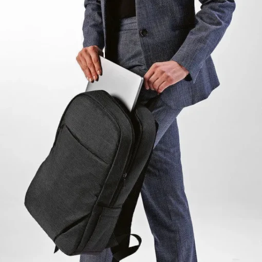Gift Campaign Zaino in rPET 300D con tasca frontale con zip e tasca laterale 15.6"> Zaini Porta Pc