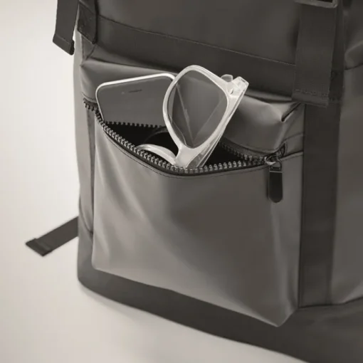 Gift Campaign Zaino in tela 50C con chiusura roll top ed imbottitura> Zaini Da Viaggio