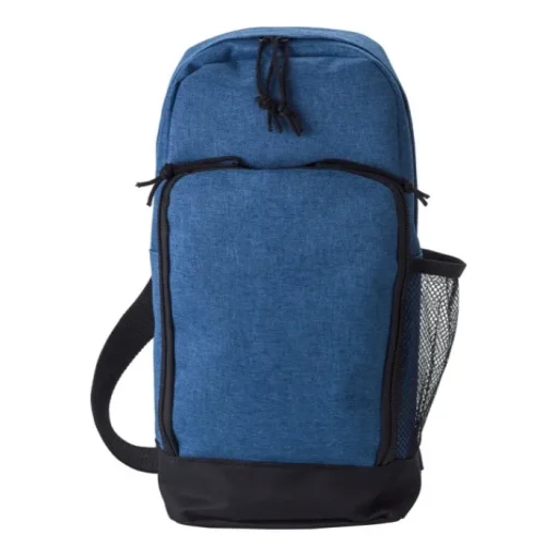 Gift Campaign Zaino monospalla con logo in poliestere 600D con tracolla regolabile> Borse Da Viaggio