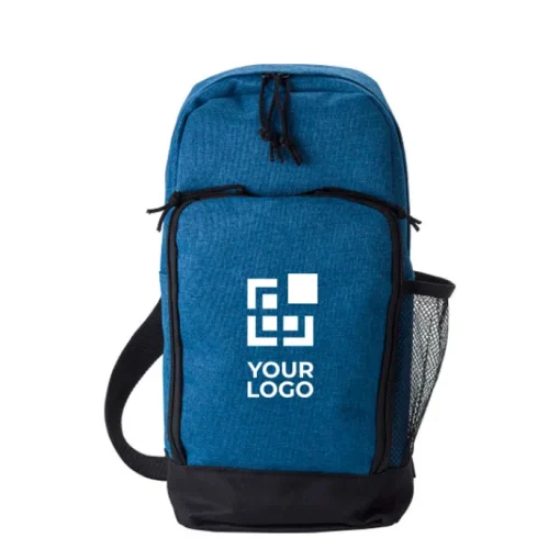 Gift Campaign Zaino monospalla con logo in poliestere 600D con tracolla regolabile> Borse Da Viaggio