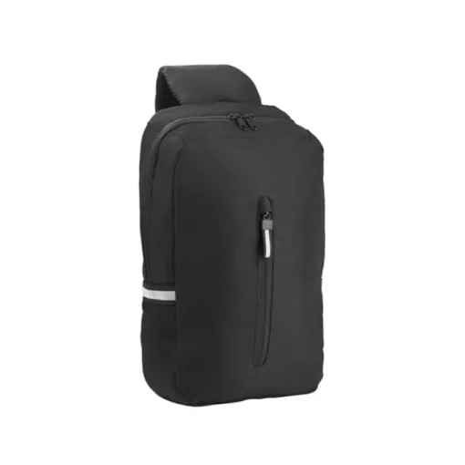 Gift Campaign Zaino monospalla RPET imbottito con tasca frontale e fasce riflettenti> Borse Da Viaggio