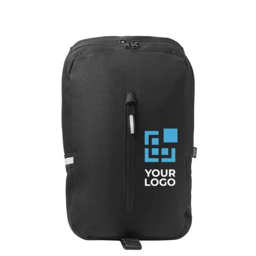 Gift Campaign Zaino monospalla RPET imbottito con tasca frontale e fasce riflettenti> Borse Da Viaggio