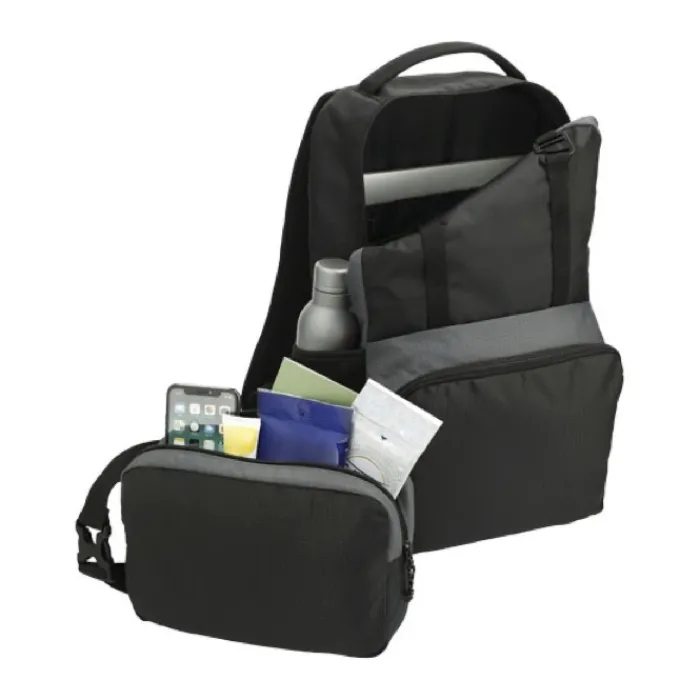 Gift Campaign Zaino per pc 15” idrorepellente ed ecologico con tasca estraibile> Zaini Porta Pc|Zaini Da Viaggio