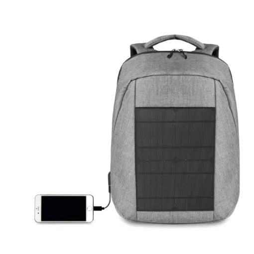 Gift Campaign Zaino personalizzato con USB e pannello solare tasca per pc 13'' Solar> Zaini Porta Pc