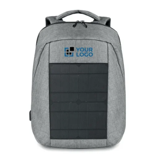 Gift Campaign Zaino personalizzato con USB e pannello solare tasca per pc 13'' Solar> Zaini Porta Pc