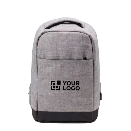 Gift Campaign Zaino porta pc antifurto bicolore con tasca retro e USB 13'' Oxford> Zaini Porta Pc