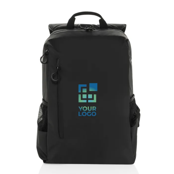 Gift Campaign Zaino porta pc in RPET idrorepellente con tasca frontale per pc 15,6"> Zaini Porta Pc