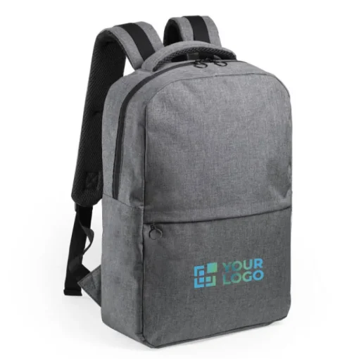 Gift Campaign Zaino promozionale riciclato tasca frontale USB porta pc 15'' Investor> Gadget Per La Scuola|Zaini Porta Pc
