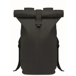 Gift Campaign Zaino promozionale Rolltop chiusura velcro fondo in RPET 340g/m2 Roll> Zaini Da Viaggio