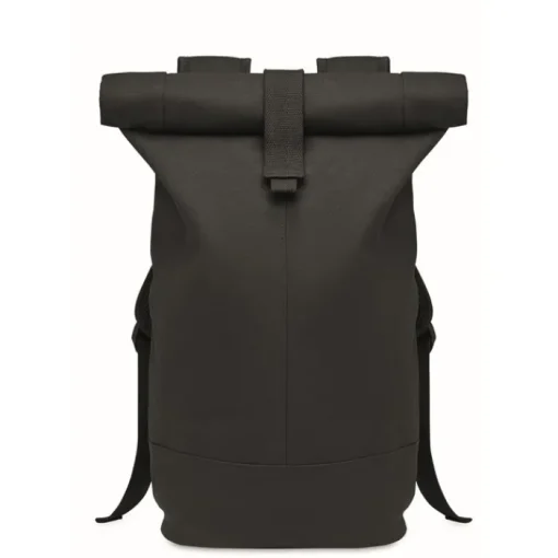 Gift Campaign Zaino promozionale Rolltop chiusura velcro fondo in RPET 340g/m2 Roll> Zaini Da Viaggio