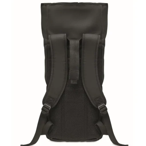 Gift Campaign Zaino promozionale Rolltop chiusura velcro fondo in RPET 340g/m2 Roll> Zaini Da Viaggio