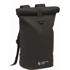 Gift Campaign Zaino promozionale Rolltop chiusura velcro fondo in RPET 340g/m2 Roll></noscript> Zaini Da Viaggio