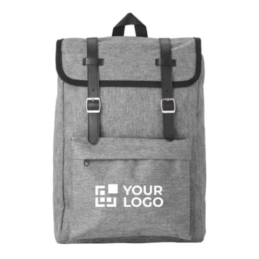 Gift Campaign Zaino pubblicitario con fibbie metalliche e tasca forntale Harvard> Zaini Da Viaggio