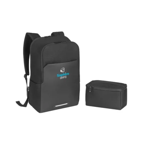 Gift Campaign Zaino resistente all'acqua con borsa frigo e tasca per pc da 17,3''> Zaini Porta Pc