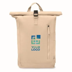 Gift Campaign Zaino roll top in cotone riciclato 390 g/m² con cerniera anteriore></noscript> Zaini Da Viaggio