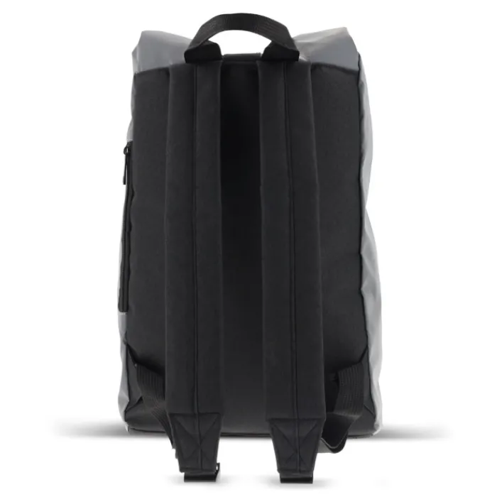 Gift Campaign Zaino roll-top di poliestere riflettente con fibbia nera 17l> Zaini Da Viaggio