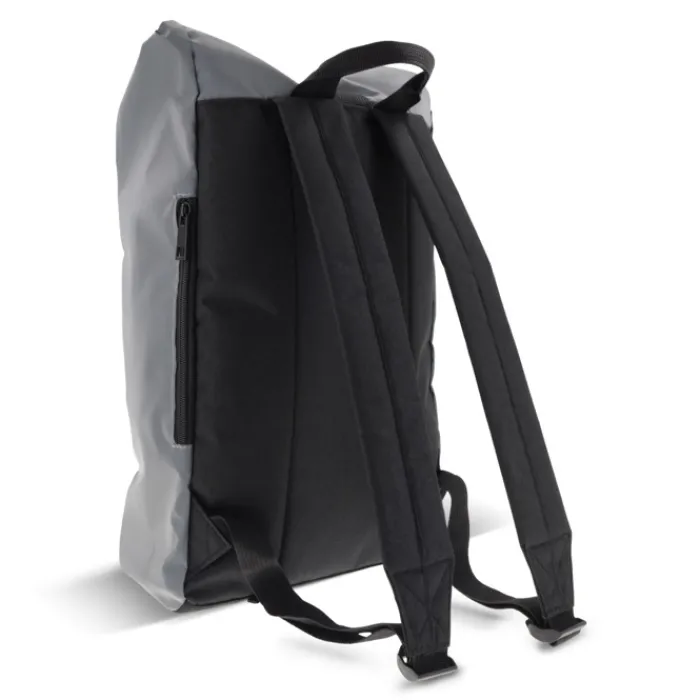 Gift Campaign Zaino roll-top di poliestere riflettente con fibbia nera 17l> Zaini Da Viaggio
