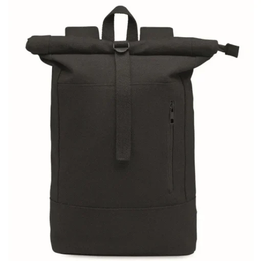 Gift Campaign Zaino roll-top in cotone e poliestere riciclato con tasca per pc 15''> Zaini Porta Pc