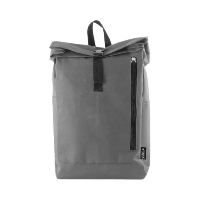 Gift Campaign Zaino roll-top in poliestere con tasca verticale sul davanti> Zaini Da Viaggio