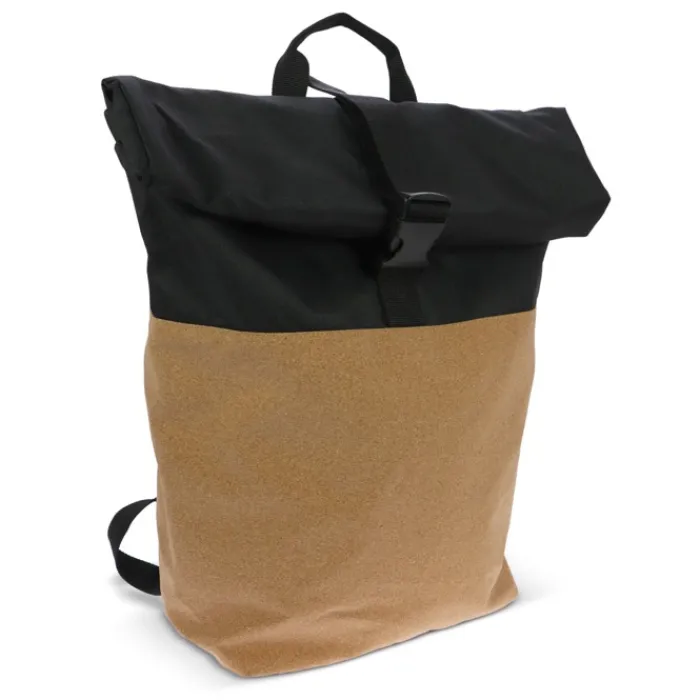 Gift Campaign Zaino roll-top in rPET e sughero con scomparto per pc e tablet da 15''> Zaini Porta Pc