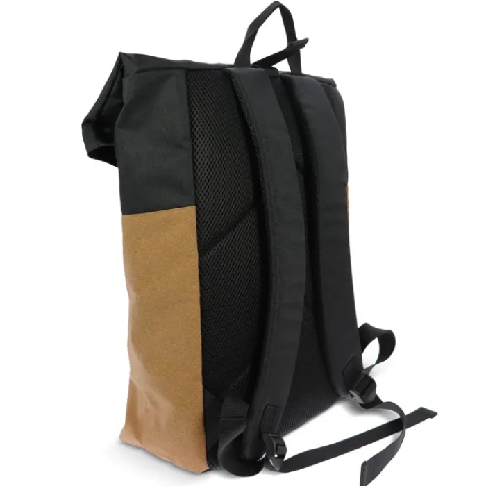 Gift Campaign Zaino roll-top in rPET e sughero con scomparto per pc e tablet da 15''> Zaini Porta Pc