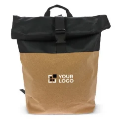 Gift Campaign Zaino roll-top in rPET e sughero con scomparto per pc e tablet da 15''><noscript><img width=