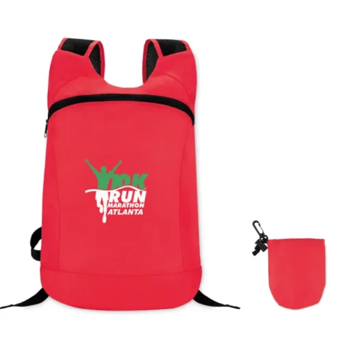 Gift Campaign Zaino sportivo con logo zip e tracolla custodia con gancio Mini Max> Zaini Sportivi