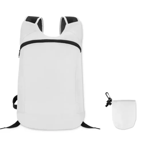 Gift Campaign Zaino sportivo con logo zip e tracolla custodia con gancio Mini Max> Zaini Sportivi