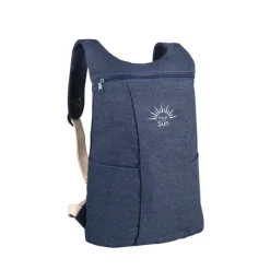 Gift Campaign Zaino sportivo promozionale in denim riciclato doppia tasca 300g/m2></noscript> Zaini Da Viaggio